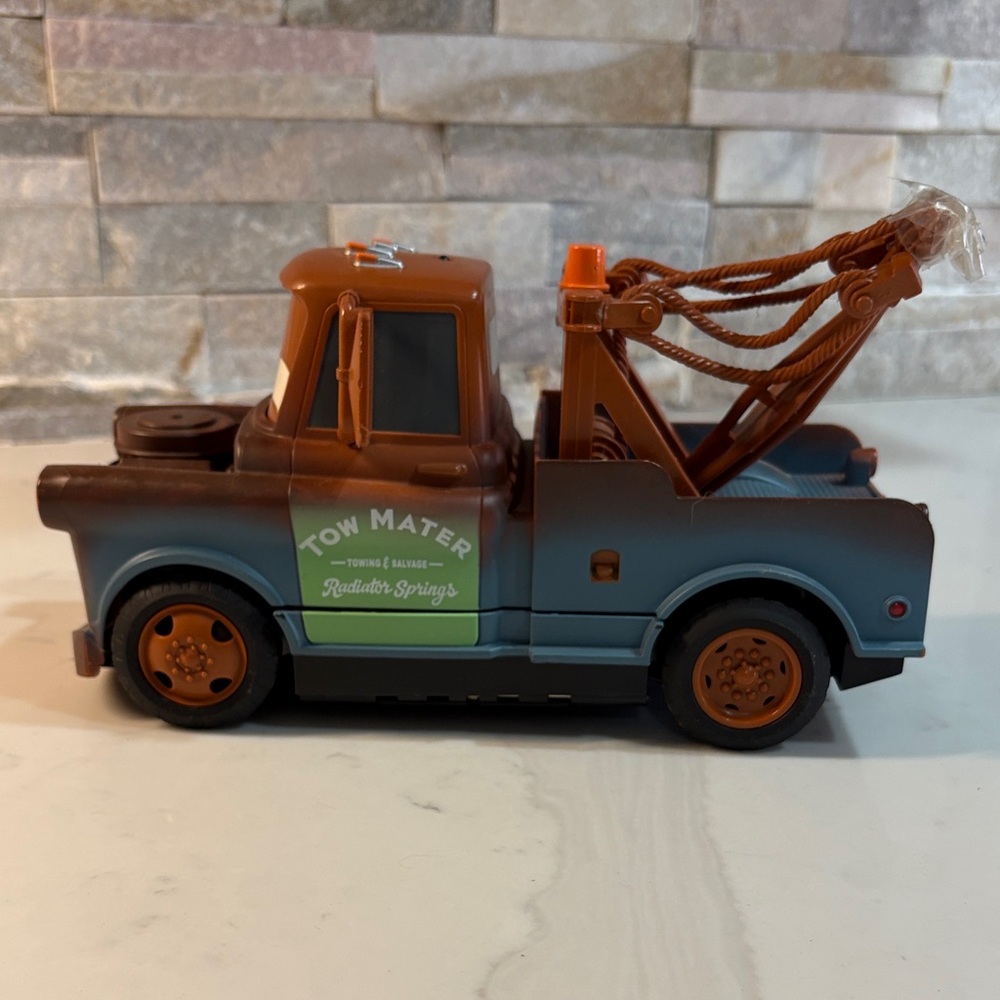 Disney Tow Mater Toy Truck - Brown and Gray